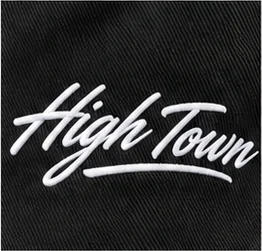 Hightown Signature Bucket Hat Black — detail-print