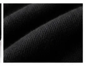 Hightown Signature Hoodie Black — detail-fabric