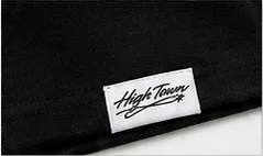 Hightown Signature Tee Black — detail-hem