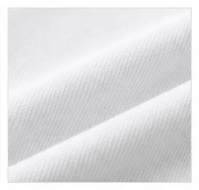 Hightown Signature Tee White — detail-fabric